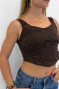 top corto in pizzo selena